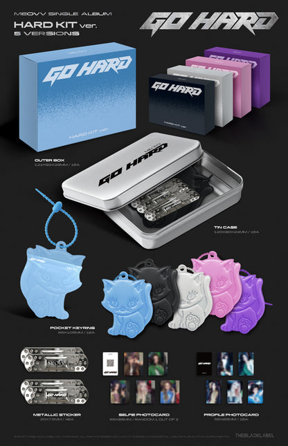 MEOVV - Single Album [GO HARD] HARD KIT ver.