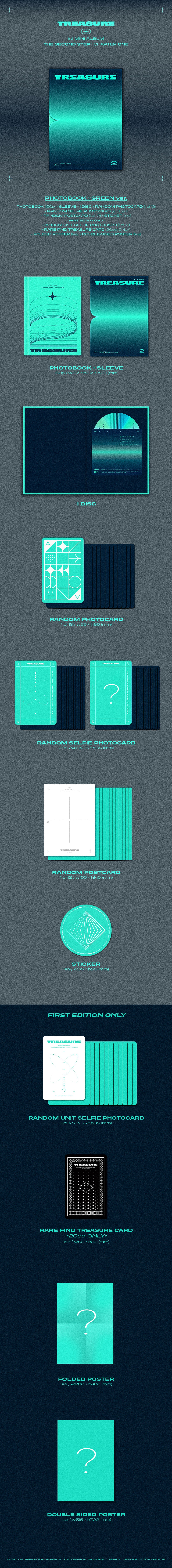 TREASURE - 1st MINI ALBUM [THE SECOND STEP : CHAPTER ONE] (PHOTOBOOK Ver.)