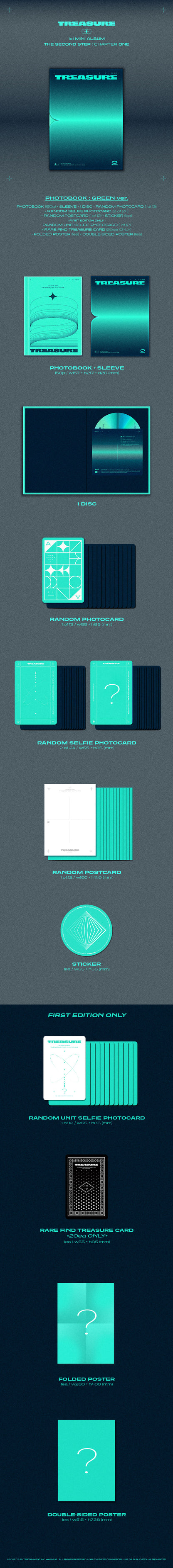 TREASURE - 1st MINI ALBUM [THE SECOND STEP : CHAPTER ONE] (PHOTOBOOK Ver.)
