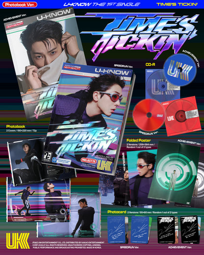 (Ktown Gift) U-KNOW (TVXQ!) - 1st Single Album [Time's Tickin'] (Photobook Ver.)