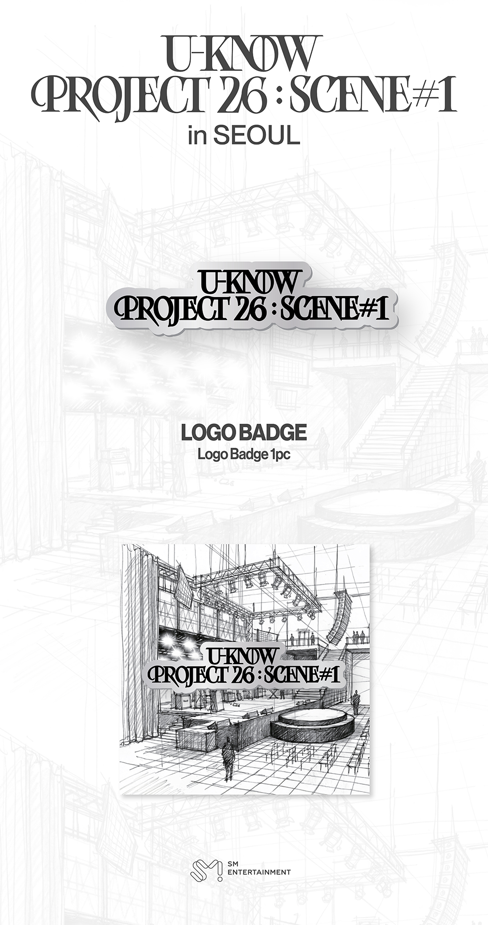 U-KNOW - [2026 [U-KNOW PROJECT 26 : SCENE#1] in SEOUL MD] LOGO BADGE