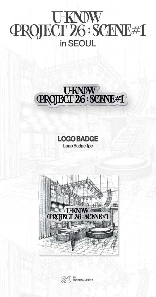 U-KNOW - [2026 [U-KNOW PROJECT 26 : SCENE#1] in SEOUL MD] LOGO BADGE
