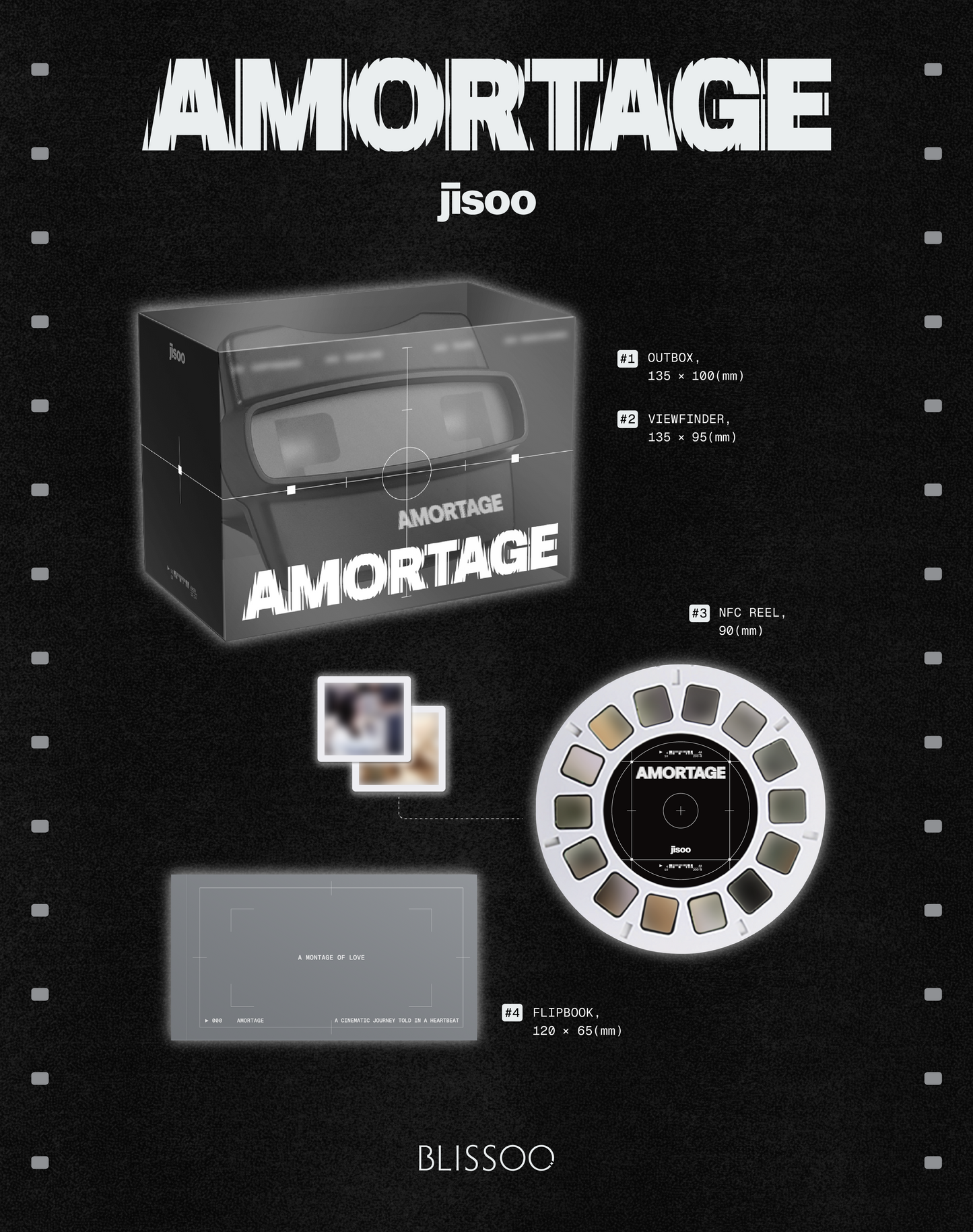 JISOO - Mini Album [AMORTAGE] (REELS Ver.)