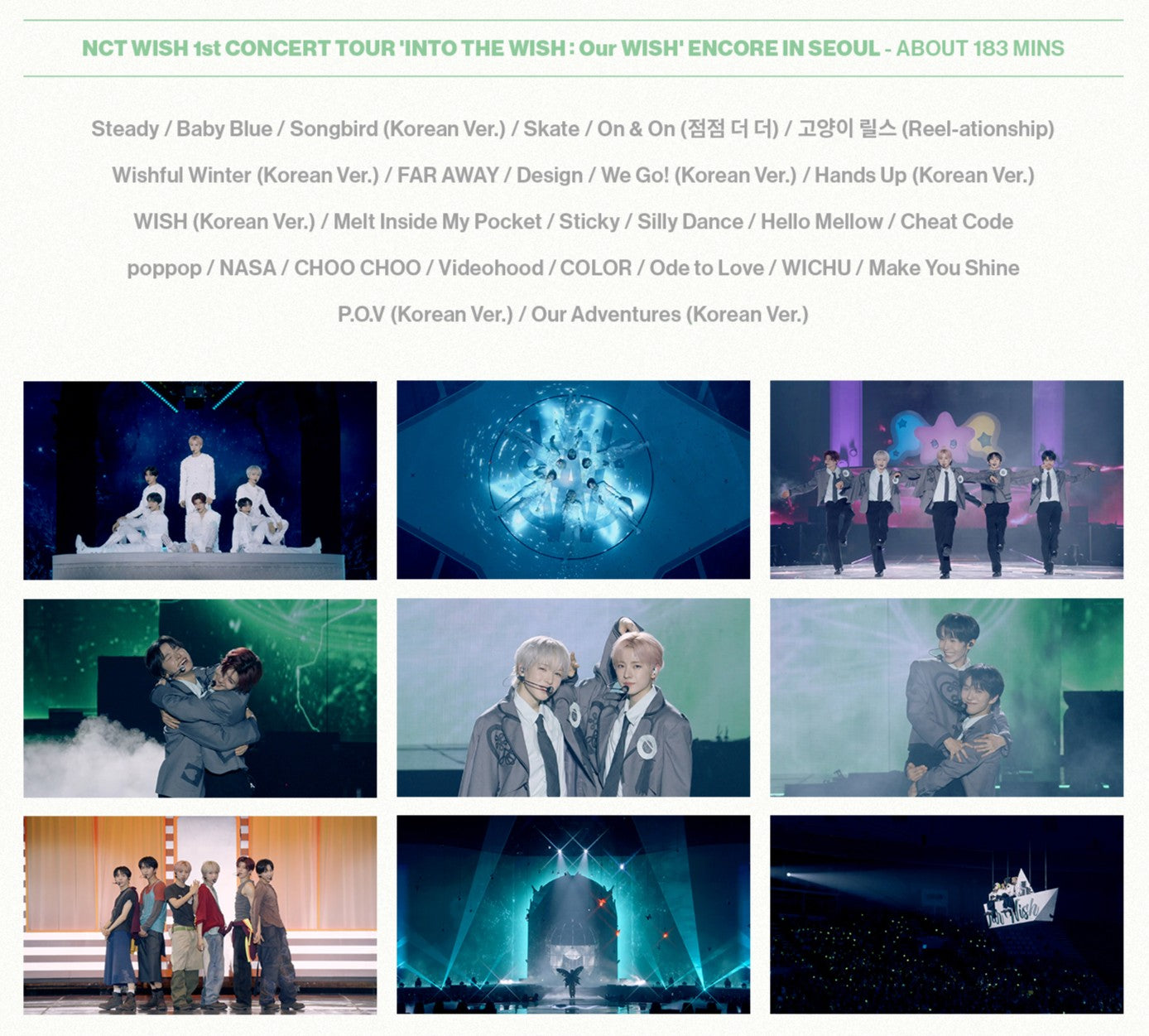 NCT WISH - [TOUR 'INTO THE WISH : Our WISH'] (Blu-ray ver.)