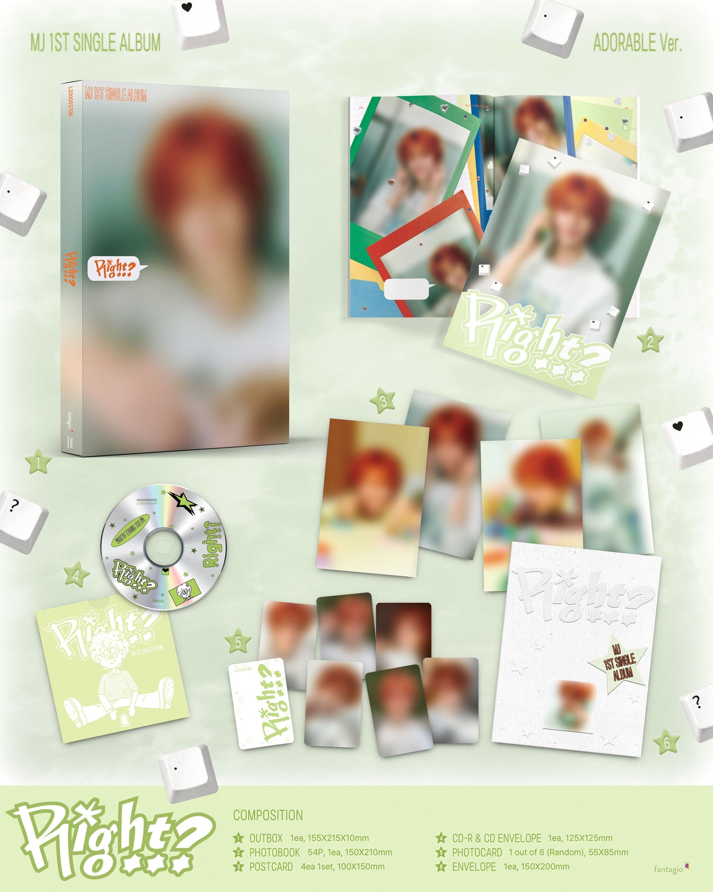 MJ (ASTRO) - 1st Single Album [Right..?]