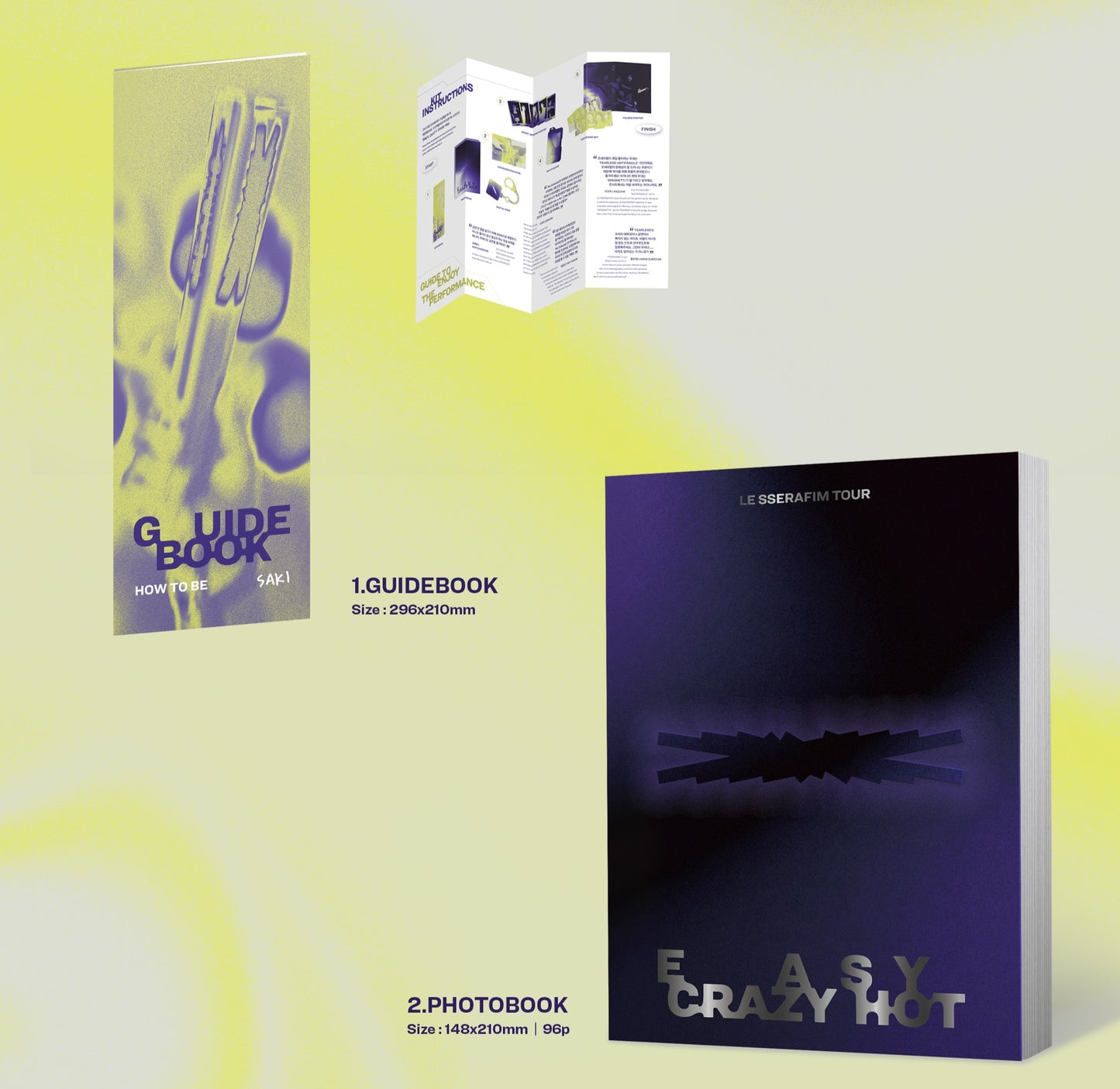 (1st Press Gift) LE SSERAFIM - [TOUR 'EASY CRAZY HOT' ENCORE IN SEOUL] (DC)