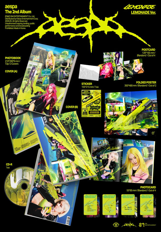aespa - 2nd Album [LEMONADE] (LEMONADE Ver.)