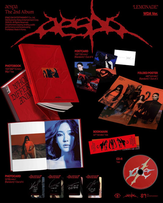 aespa - 2nd Album [LEMONADE] (WDA Ver.)