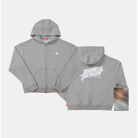 U-KNOW - [2026 [U-KNOW PROJECT 26 : SCENE#1] in SEOUL MD] ZIP-UP HOODIE SET (GREY Ver.)