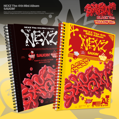 (Pre-order Bonus) NEXZ - 4th Mini Album [SAUCIN'] (Photobook Ver.)