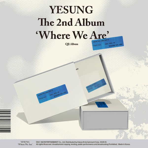 YESUNG (SUPER JUNIOR) - 2nd Album [Where We Are] (QR Ver.) (SMART ALBUM)