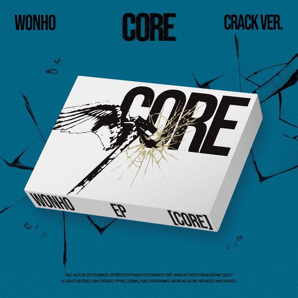 (Pre-order Gift) WONHO - EP Album [CORE] (Crack Ver.)