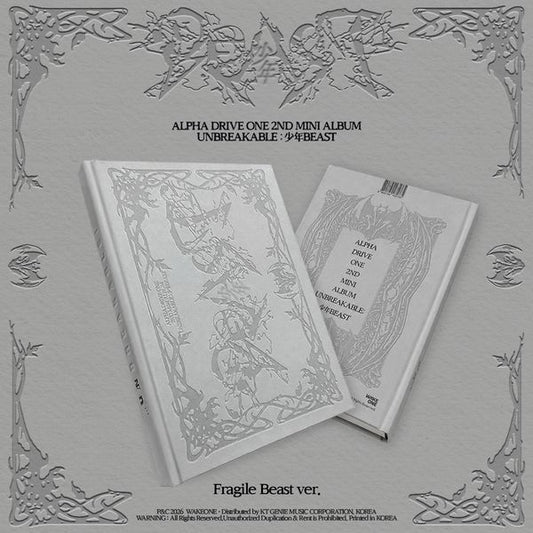 (AppleMusic Gift) ALPHA DRIVE ONE - 2nd Mini Album [UNBREAKABLE : 少年BEAST] (Fragile Beast Ver.)