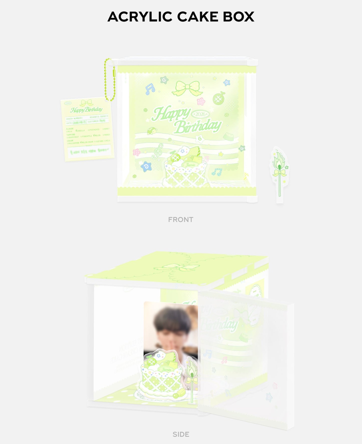 JAEMIN (NCT) - [2026 SM ARTIST BIRTHDAY] ACRYLIC CAKE BOX