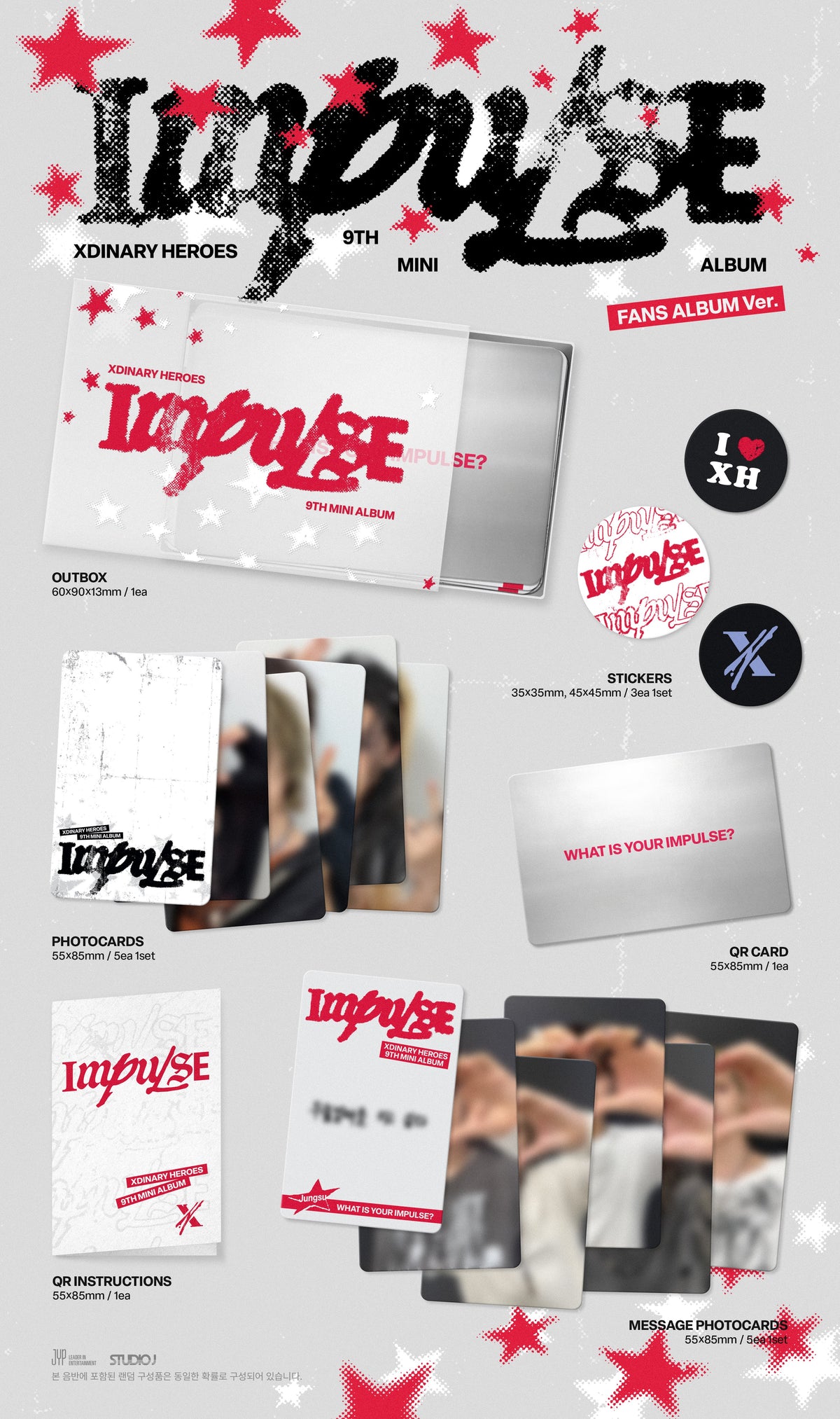 Xdinary Heroes - 9th Mini Album [IMPULSE] (FANS ALBUM Ver.)