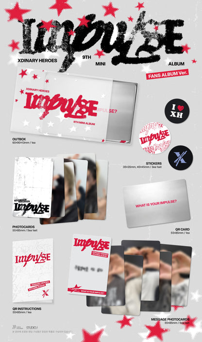 Xdinary Heroes - 9th Mini Album [IMPULSE] (FANS ALBUM Ver.)