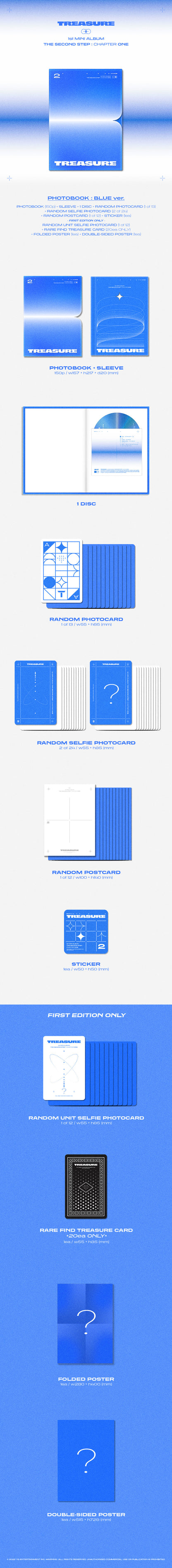 TREASURE - 1st MINI ALBUM [THE SECOND STEP : CHAPTER ONE] (PHOTOBOOK Ver.)