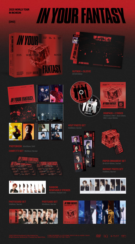 ATEEZ - [2025 WORLD TOUR [IN YOUR FANTASY] INCHEON] DVD