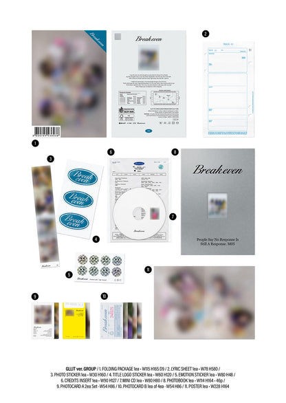 (Early-Bird Werverse Gift) ILLIT - [BREAK EVEN] (GLLIT ver.)