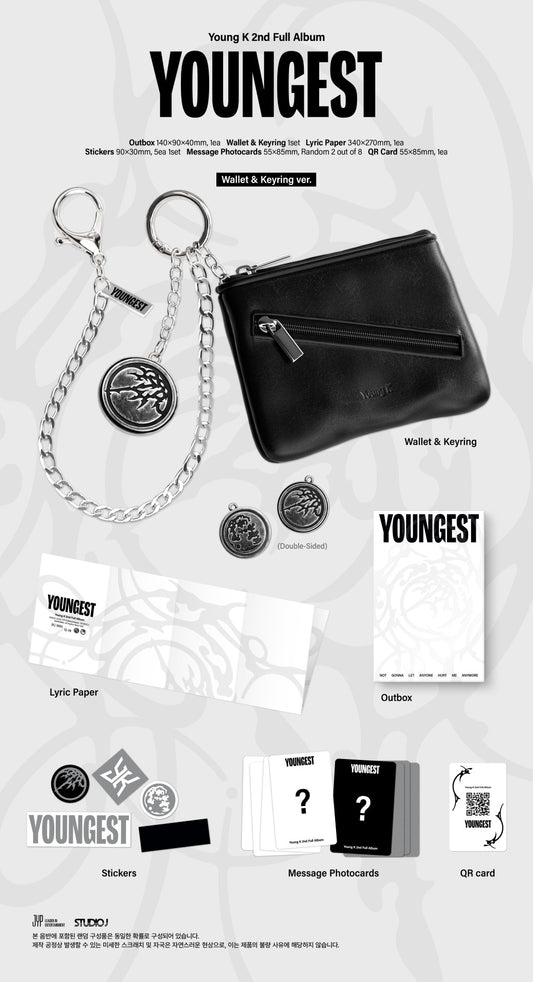 Young K (DAY6) - 2nd Album [YOUNGEST] (Wallet & Keyring Ver.)