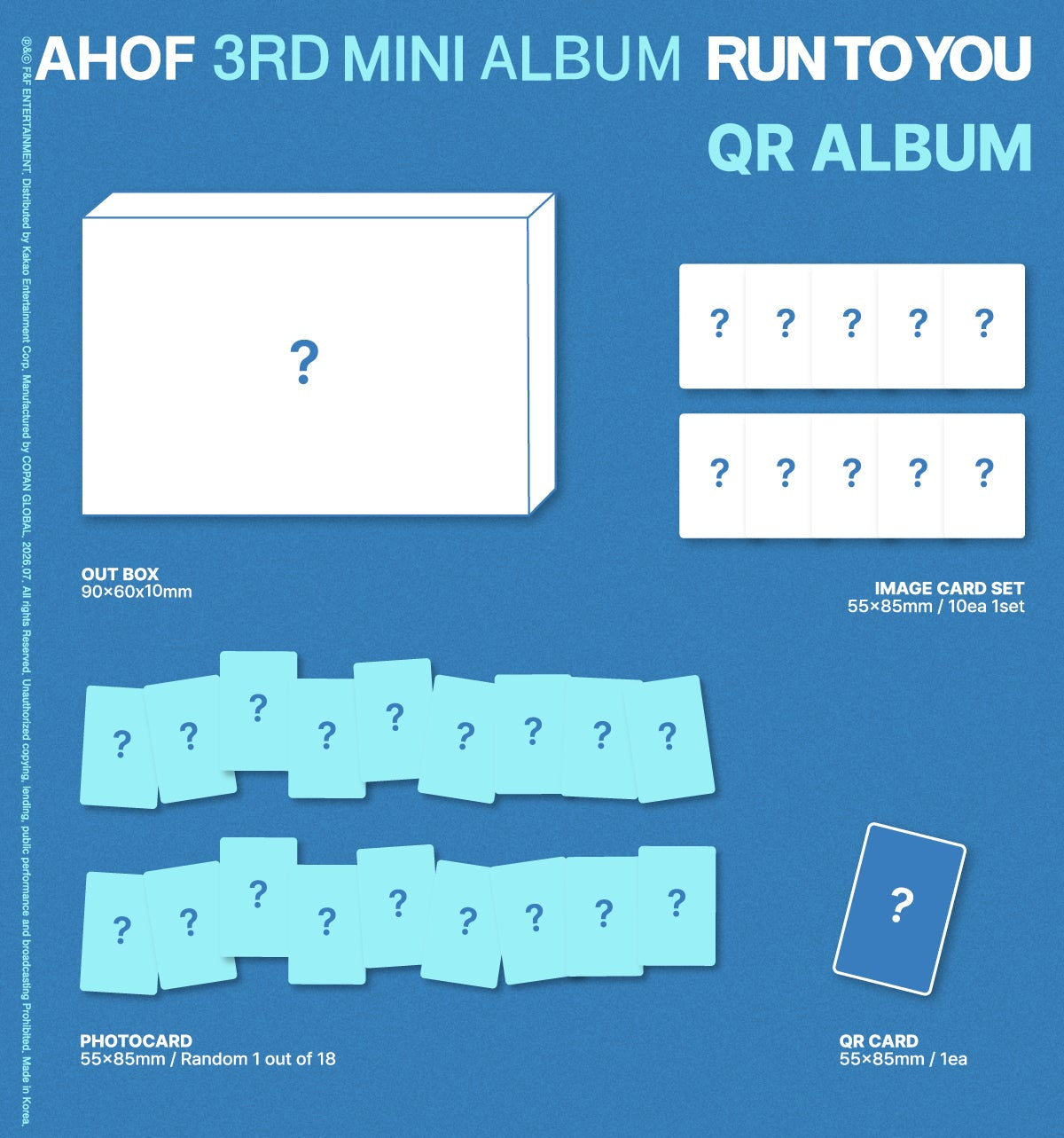 AHOF - 3rd Mini Album [RUN TO YOU] (QR ALBUM Ver.)