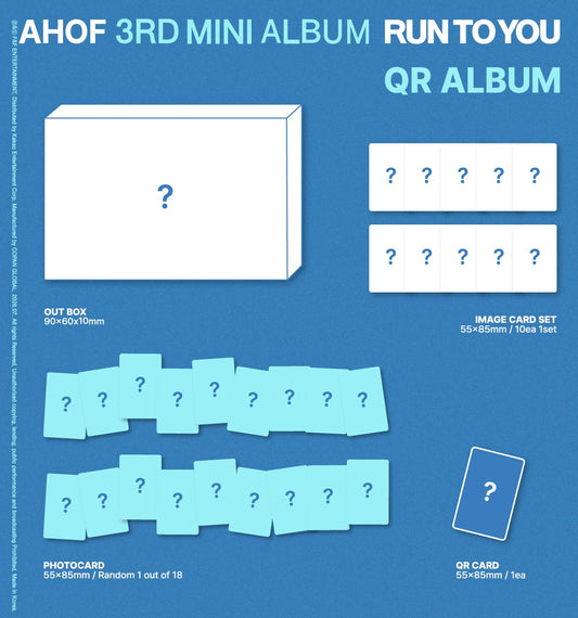 AHOF - 3rd Mini Album [RUN TO YOU] (QR ALBUM Ver.)