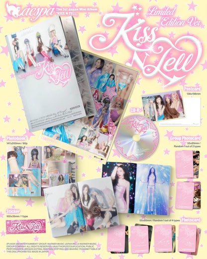 aespa - JAPAN 1st Mini Album [Kiss N Tell] (Limited Edition Ver.)