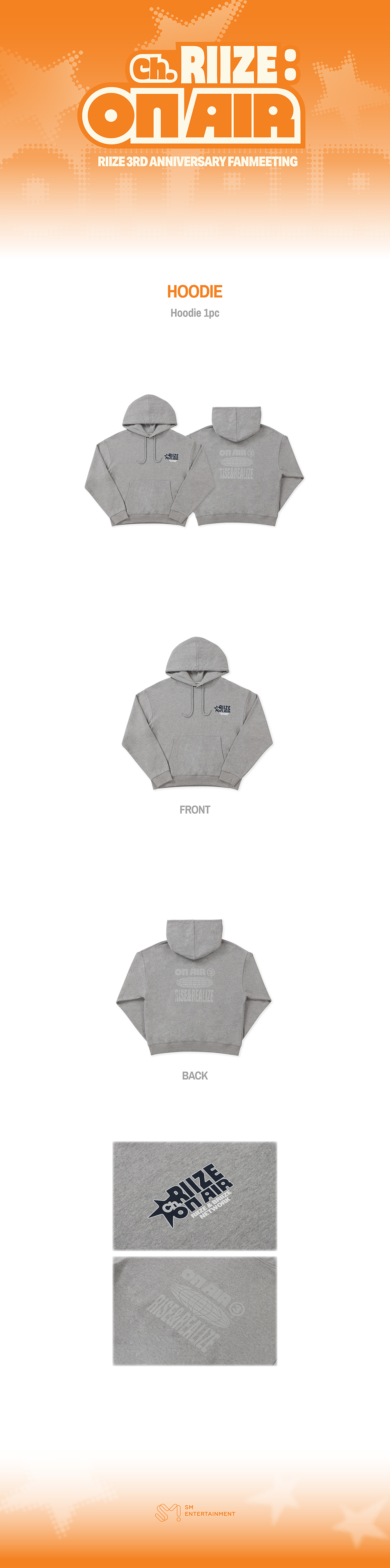RIIZE - [Ch RIIZE : ON AIR] MD HOODIE