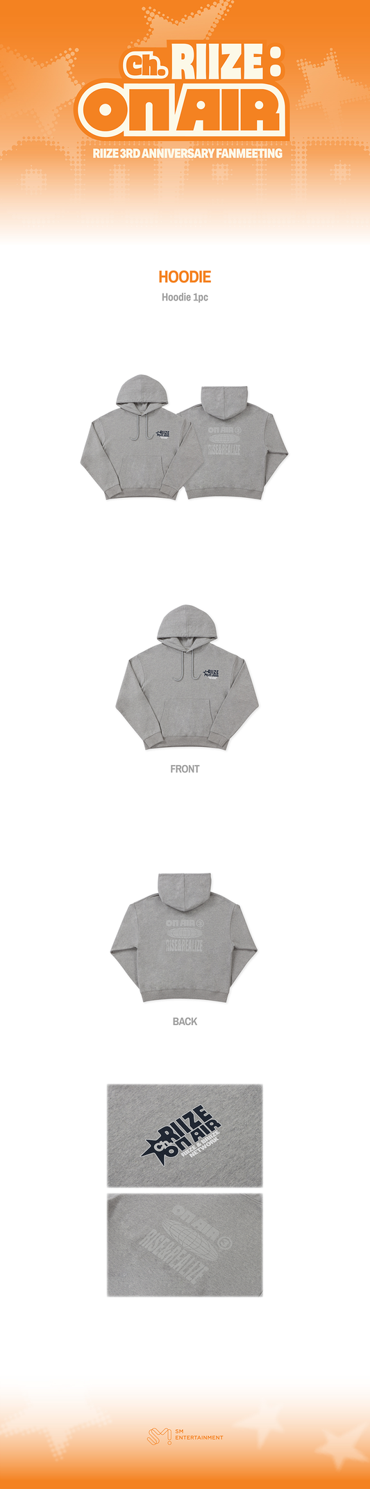 RIIZE - [Ch RIIZE : ON AIR] MD HOODIE
