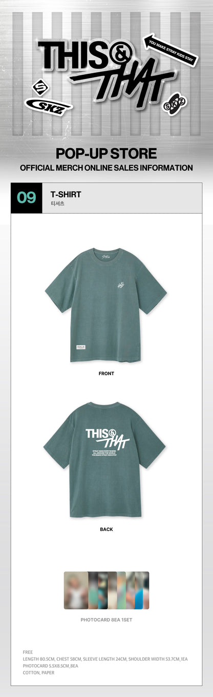 (+ Gift) Stray Kids - [[THIS & THAT] POP-UP MD] T-SHIRT