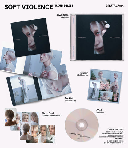 TAEMIN (SHINee) - PHASE I : Soft Violence (JEWEL Ver.)