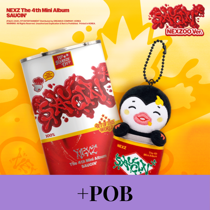 (Ktown4u Gift + Pre-order Bonus) NEXZ - 4th Mini Album [SAUCIN'] (NEXZOO Ver.)
