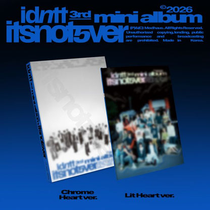 idntt - <itsnotover> (Chrome Heart/Lit Heart Ver)