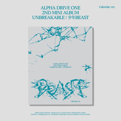 ALPHA DRIVE ONE - 2nd Mini Album [UNBREAKABLE : 少年BEAST] (Calendar Ver.)