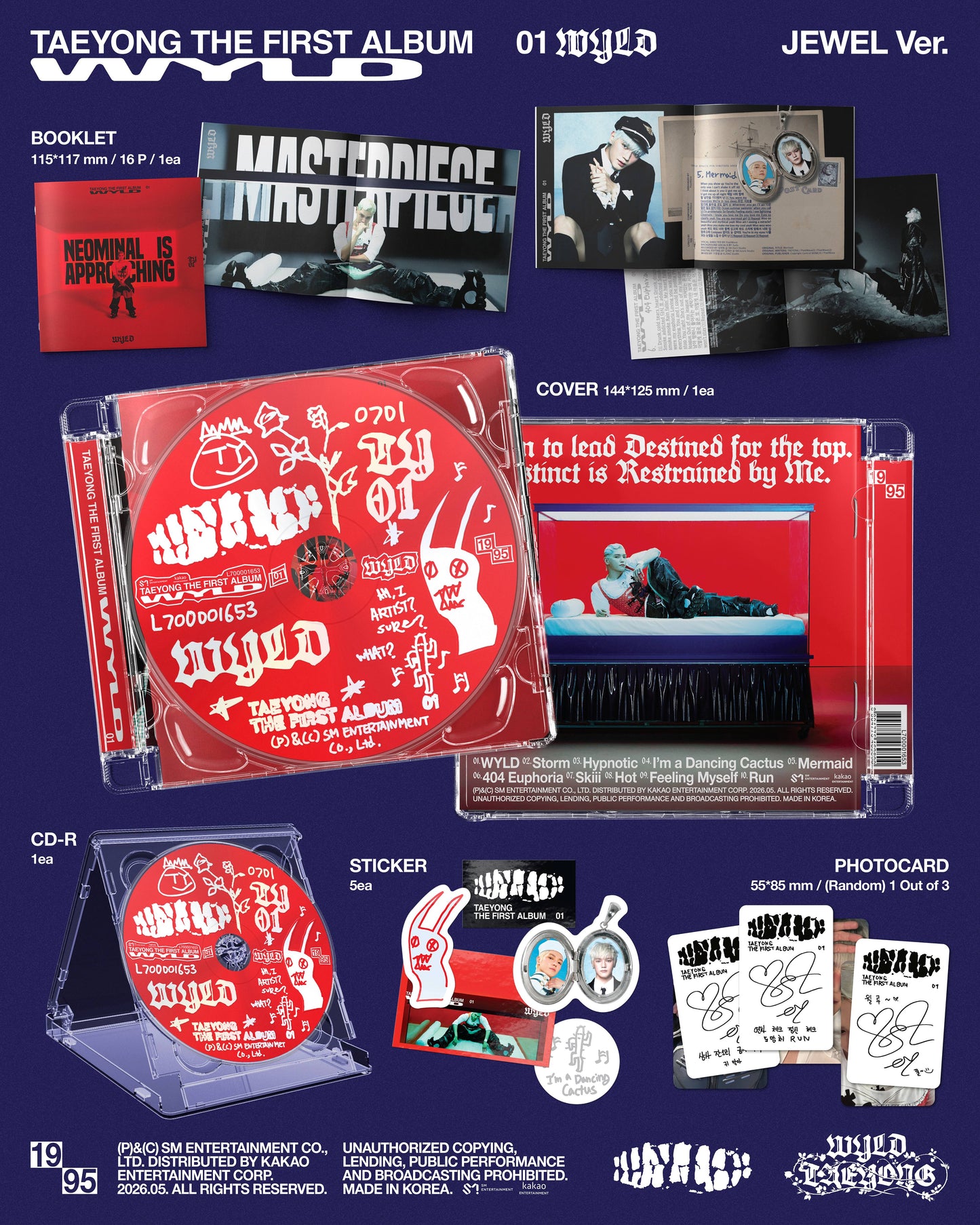 (Ktown Gift) TAEYONG (NCT) - 1st Album [WYLD]