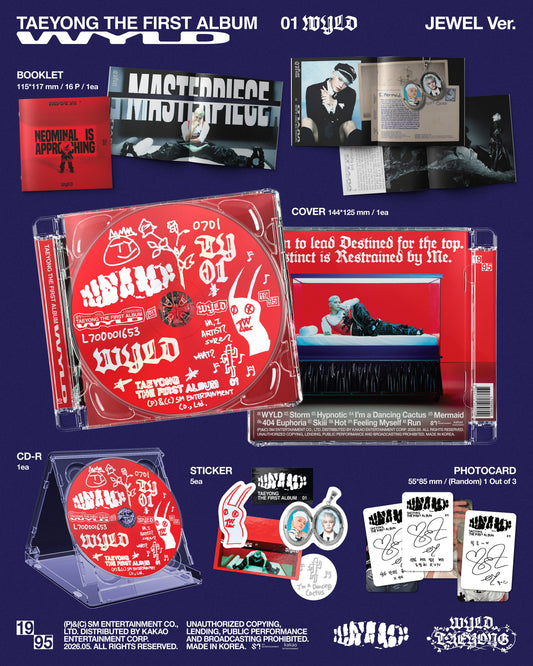 TAEYONG (NCT) - 1st Album [WYLD] (Jewel Case Ver.)
