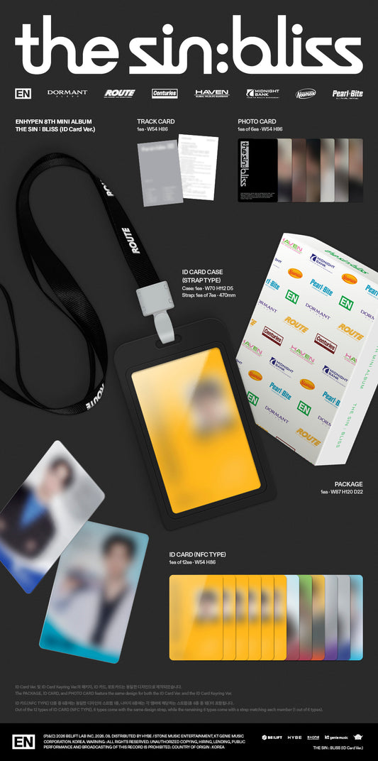 ENHYPEN - [THE SIN : BLISS] (ID Card Ver.)