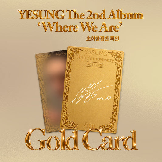 (AppleMusic Gift) YESUNG (SUPER JUNIOR) - 2nd Album [Where We Are] (SET)