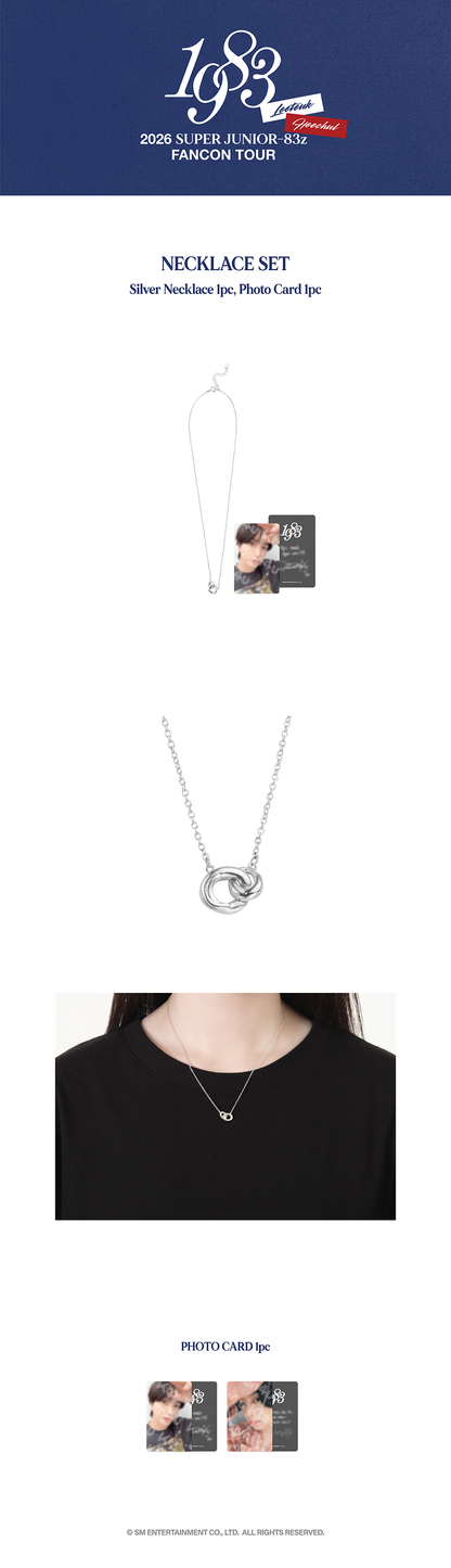 SUPER JUNIOR-83z - [2026 FAN-CON TOUR [1983] IN SEOUL MD] NECKLACE SET