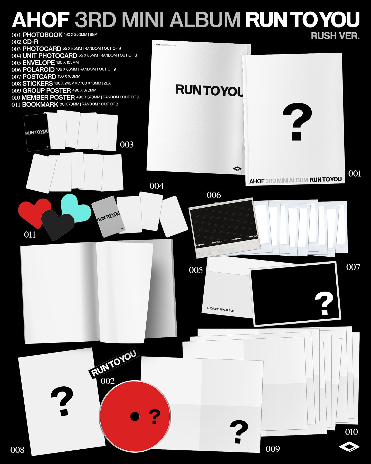AHOF - 3rd Mini Album [RUN TO YOU] (PHOTOBOOK Ver.)