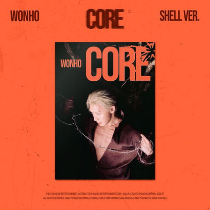 (Pre-order Gift) WONHO - EP Album [CORE] (Raw Ver./Shell Ver.)