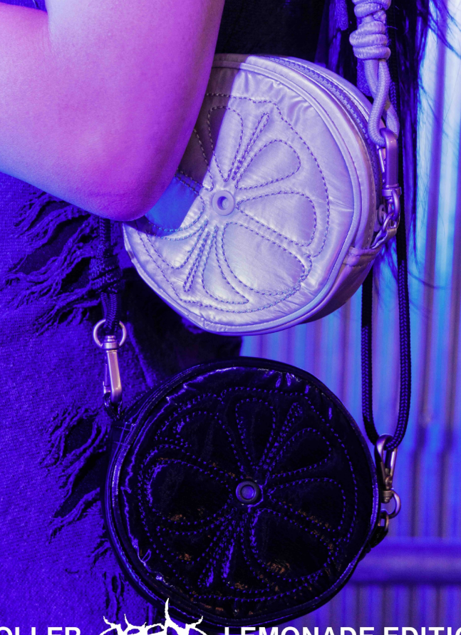 [coller aespa edition] LEMONADE KEYRING BAG (Silver)