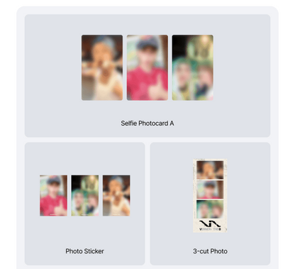 (Weverse Gift + Fan Party Gift) V8 (SEVENTEEN) - 1st Mini Album 'V8'