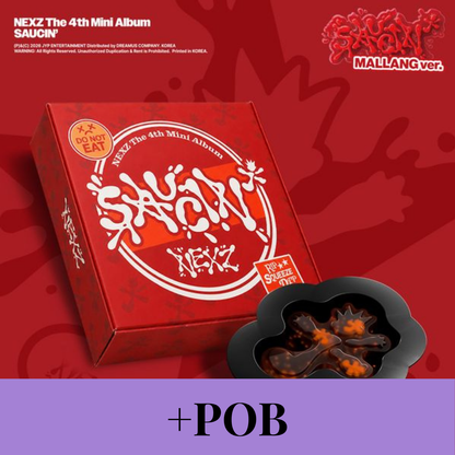 (Ktown4u Gift + Pre-order Bonus) NEXZ - 4th Mini Album [SAUCIN'] (MALLANG Ver.)