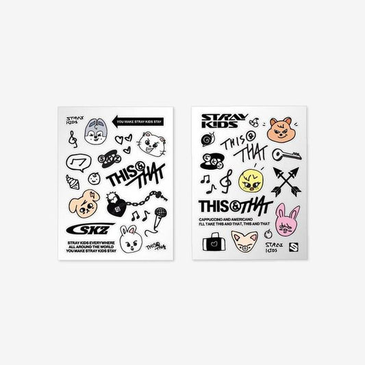 (+ Gift) Stray Kids - [[THIS & THAT] POP-UP MD] TATTOO STICKER