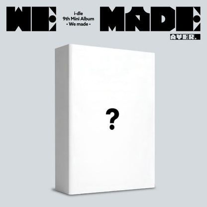 (Ktown Gift + First Press Gift) i-dle - 9th Mini Album [We made] (A/B/C Ver.)
