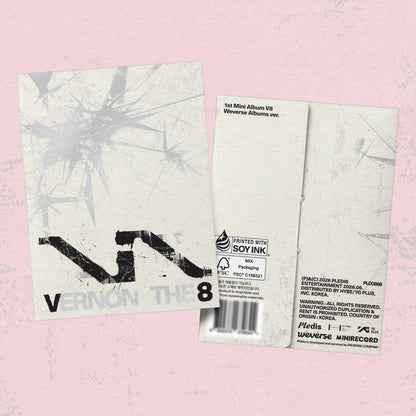 (Makestar Gift) V8 (SEVENTEEN) - 1st Mini Album 'V8' Weverse Albums ver.