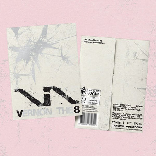 (Makestar Gift) V8 (SEVENTEEN) - 1st Mini Album 'V8' Weverse Albums ver.