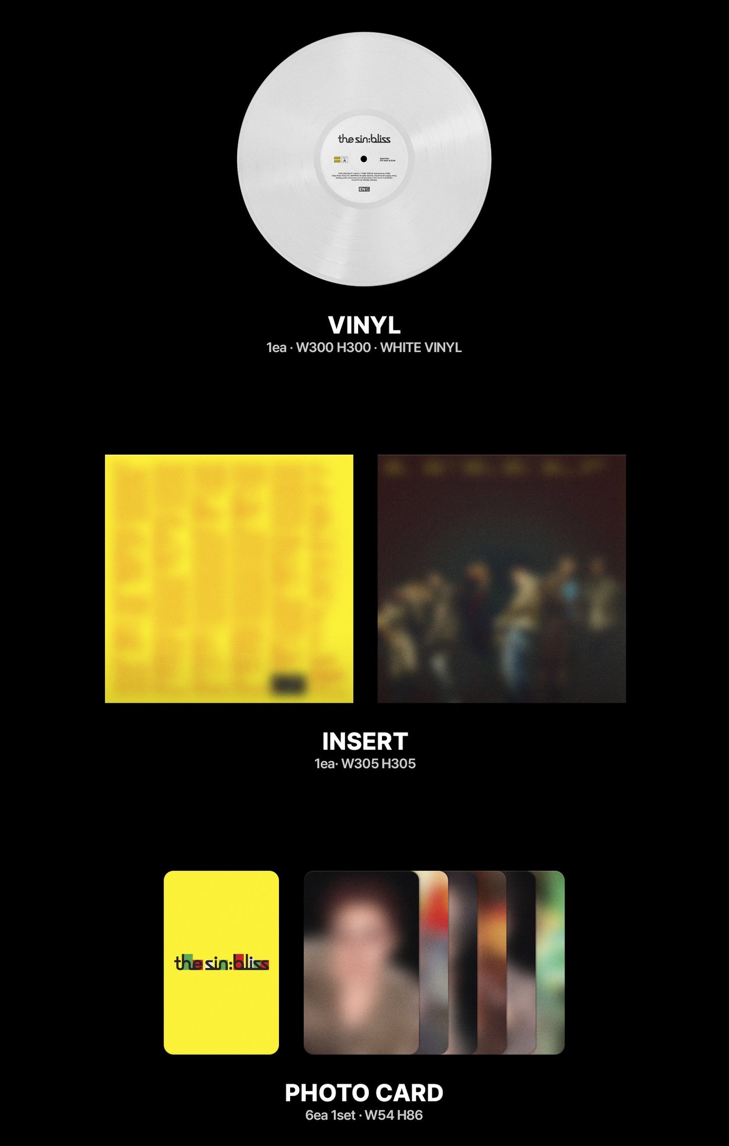 ENHYPEN - [THE SIN : BLISS] (Vinyl)
