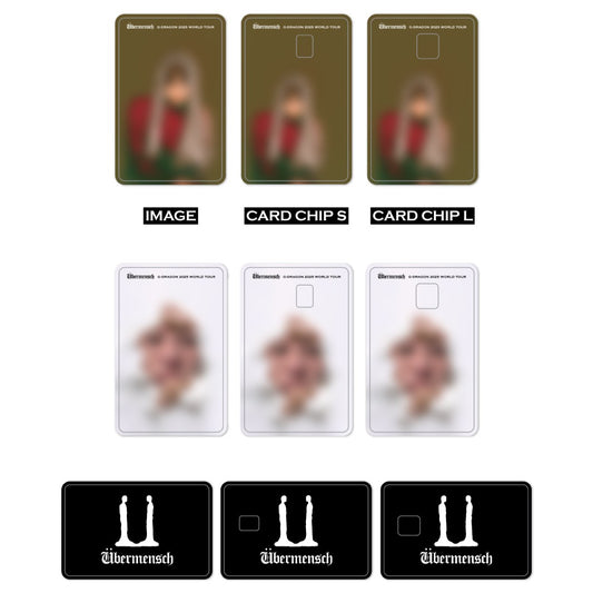 G-DRAGON - CARD COVER STICKER / 2025 WORLD TOUR [Übermensch]